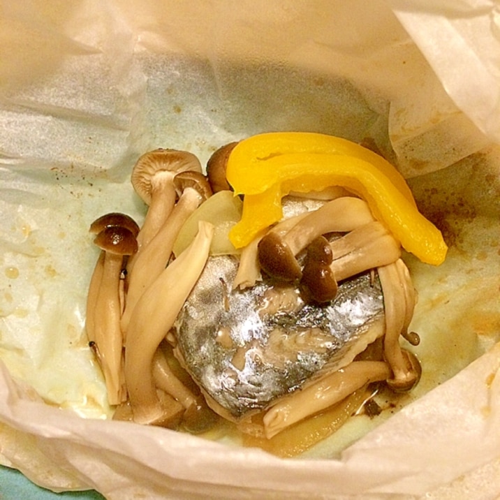 クッキングシートで さわらの蒸し焼き レシピ 作り方 By きのこのみみ 楽天レシピ